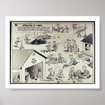 Het spreken van Branden Posters