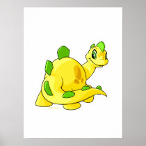 Het staren gele Chomby posters