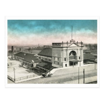 Het Station van de Unie, de Wijnoogst van Omaha 19 Wens Kaarten