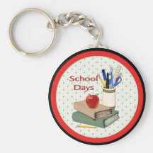 Het Stilleven van de Dagen van de school Sleutelhangers