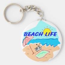 het strand leven sleutel hangers