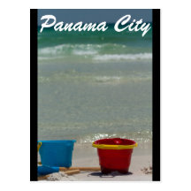 Het strand van de Stad van Panama Wenskaarten
