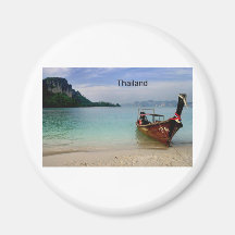 Het strand van Thailand in Krabi (St.K) Magneten