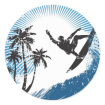 Het surfen stickers