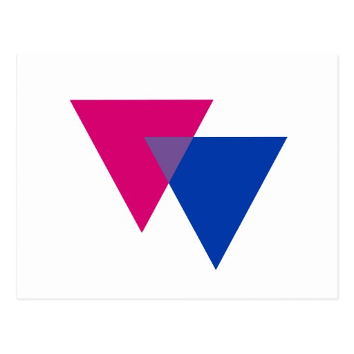 Het Symbool van Bisexuality Wenskaarten