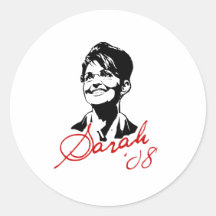 Het T-shirt van de Handtekening van Palin van Sara Sticker