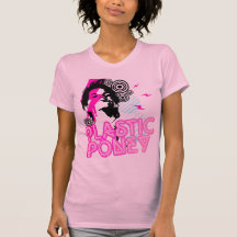HET TEKEN PLASTIC PONEY VAN HET NEON TSHIRT
