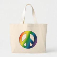 Het Teken van de Vrede van de regenboog Draagtas