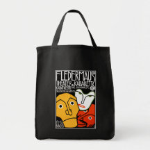Het Theater en het Cabaret van Fledermaus Canvas Tas
