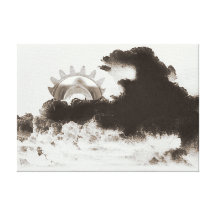 Het toenemen Grear in de hemel Canvas Print