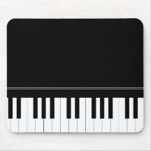 Het toetsenbord van de piano muis mat