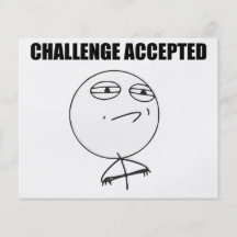Het uitdaging Toegelaten Gezicht Grappige Meme van Folder