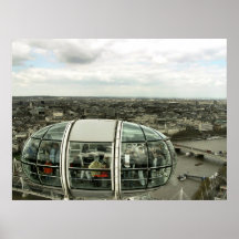 Het UITZICHT van LONDEN VIA het Poster van de PEUL