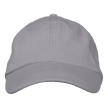 Het unisex- Regelbare Grijs van het Pet Geborduurde Baseball Caps