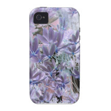 Het Universele Geval van paarse van de Bloem Vibe  iPhone 4/4S Hoesje