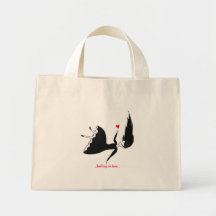 Het vallen in de Zak van het Bolsa van de Liefde Canvas Tas