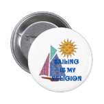 Het varen Godsdienst Speld Buttons