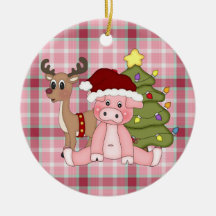 Het varkensornament van de Vakantie van Kerstmis