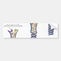 Het Verbreken van DNA - de Sticker van de Bumper Bumperstickers