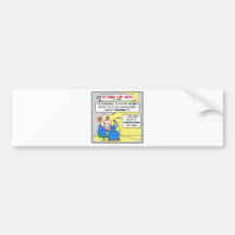 het verhaal van Emanuel van o begrijpt grappenobam Bumperstickers