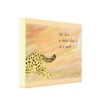 Het Verpakte Canvas van het snelle Voedsel Jachtlu Stretched Canvas Print
