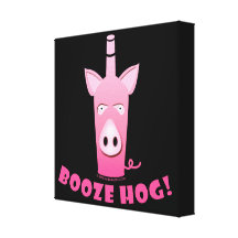 HET VERPAKTE CANVAS VAN HET VARKEN VAN DE STERKE D STRETCHED CANVAS PRINT