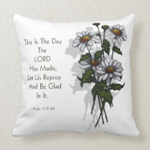 Het Vers van de bijbel: Psalmen: Dag Lord Has Made Kussentje