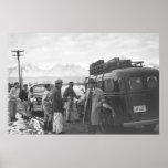 Het Vertrek van Manzanar: 1943 Afdruk