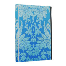 Het vintage Blauwe Hoesje van het Damast iPad