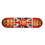 Het vintage Dek van het Schaats van het Wapenschil Skateboard Decks