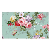 Het vintage Elegante Rozerode Patroon van Rozen Visitekaartjes