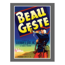 Het vintage Etiket van de Voedingsmiddelen van Gro Wenskaarten
