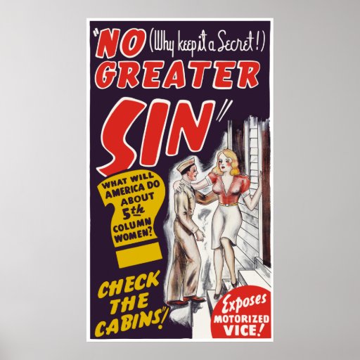 Het vintage Poster van de Film van "Geen Grotere Z