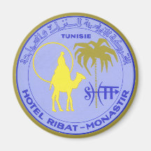 Het vintage Poster van de Reis, Tunesië, Tunisie,  Koelkast Magneten