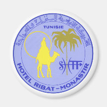 Het vintage Poster van de Reis, Tunesië, Tunisie,  Magneten