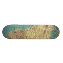 Het vintage Skateboard van Afrika