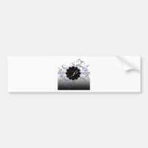 Het Viooltje van de Brief P van het monogram Bumperstickers