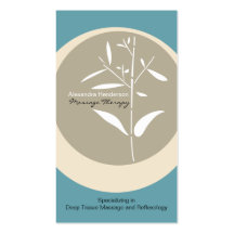 Het Visitekaartje van de Therapie van de Massage v