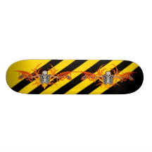 Het vliegende Skateboard van het Skelet