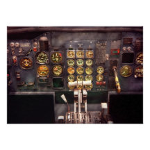 Het vliegtuig - Cockpit - wordt de controles gepla Persoonlijke Aankondiging