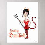 Het voelen van Duivels Poster
