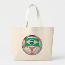 Het Voetbal van Brazilië Tassen