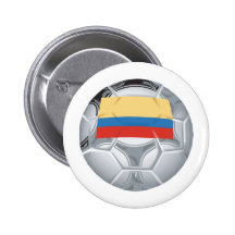 Het Voetbal van Ecuador Speld Buttons