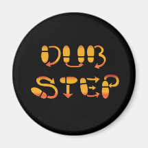 Het Voetenwerk van de Dans van Dubstep Koelkast Magneten