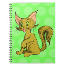 Het Vol figuur van de Kat van Casper Notitieboek