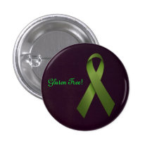 Het Vrije Groene Lint van het gluten Speldbutton