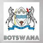 Het Wapenschild van Botswana Posters