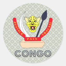 Het Wapenschild van de Kongo Stickers