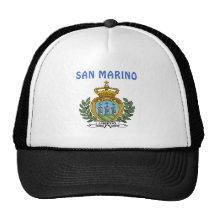 Het Wapenschild van San MARINO Trucker Petten