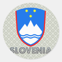 Het Wapenschild van Slovenië Sticker